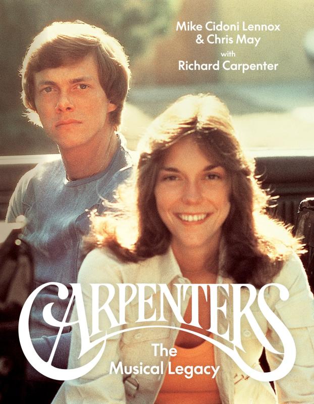 close up of the carpenter band with iconic text font