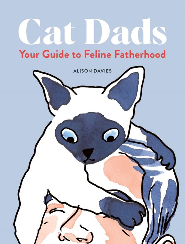 blue cover with illustration of a humans head with cat ontop