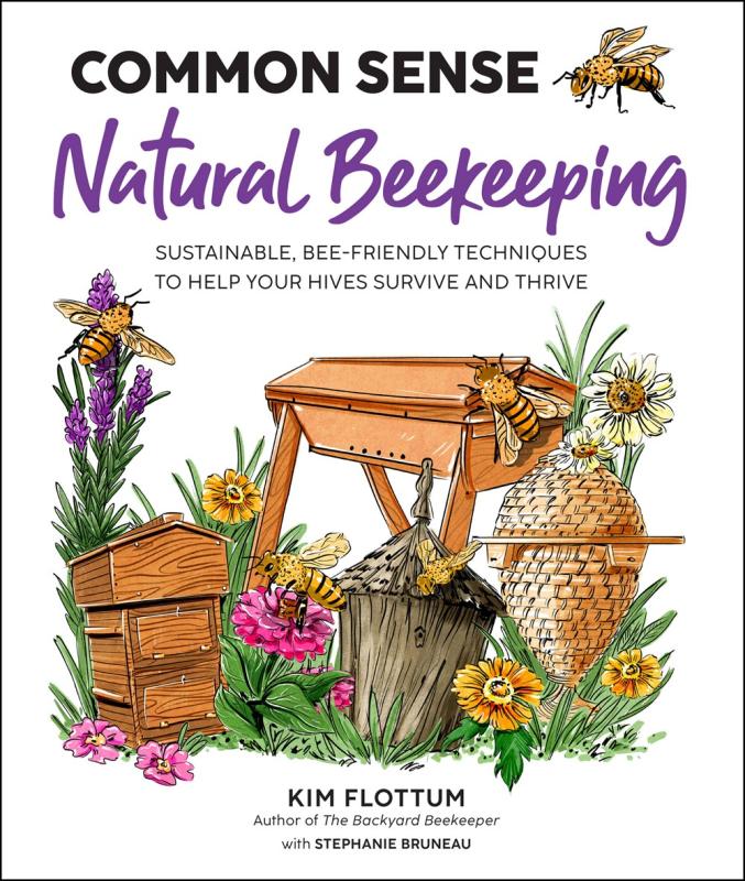 Vibrant illustration of home beekeeping apparatuses. 