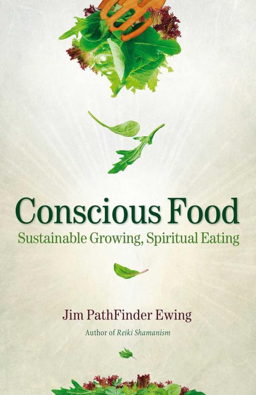 tan cover with green text and illustration of food falling into a pile