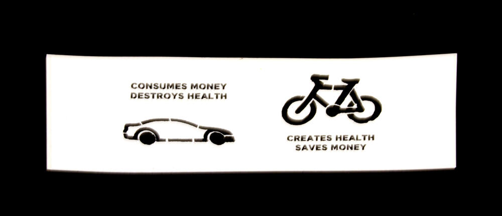 Sticker #303: Saves Money, Creates Health