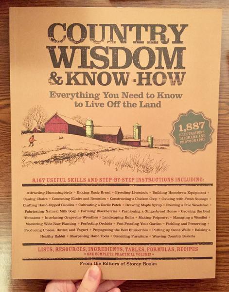 Cover of Country Wisdom & Know-How [A weary farmer strides across his fields toward his big red barn.]