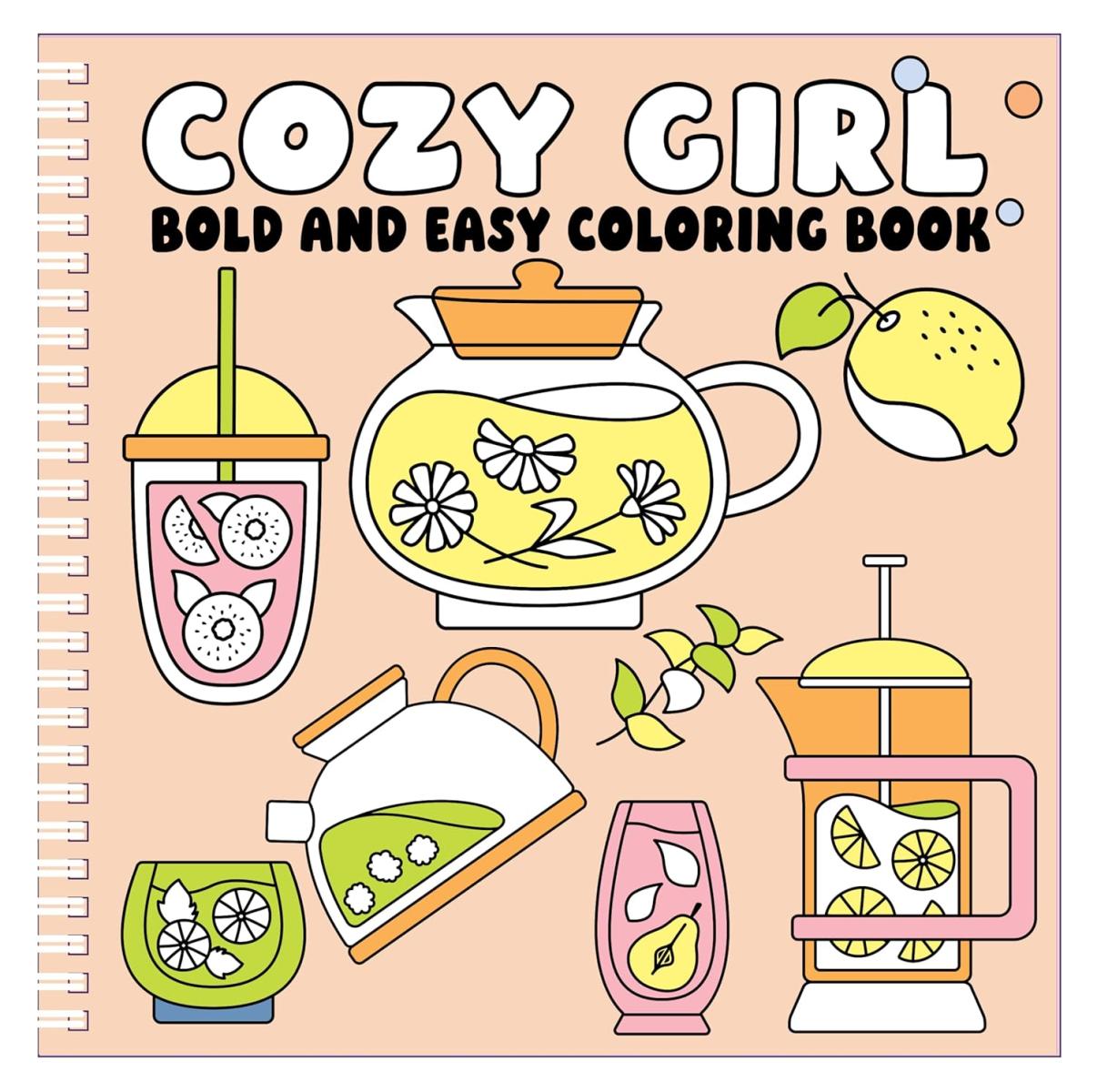 pink cover with bold white bubble letters and illustrations of beverage glasses