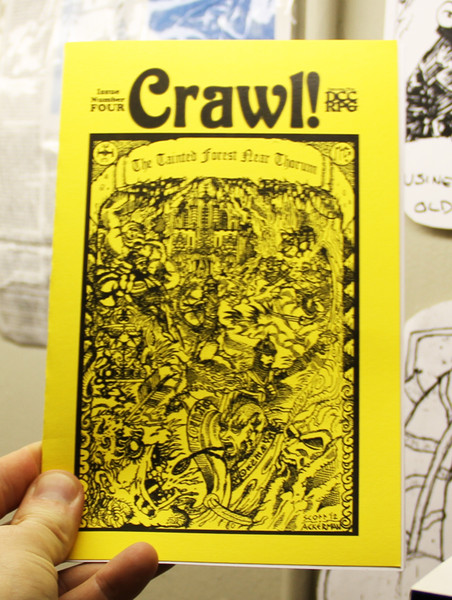 Crawl #4 zine cover