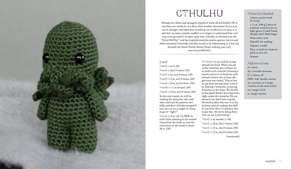 A Crochet World of Creepy Creatures and Cryptids: 49 Amigurumi Patterns for Adorable Monsters, Mythical Beings, and More image #2