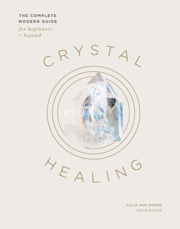 tan cove with illustration of crystals