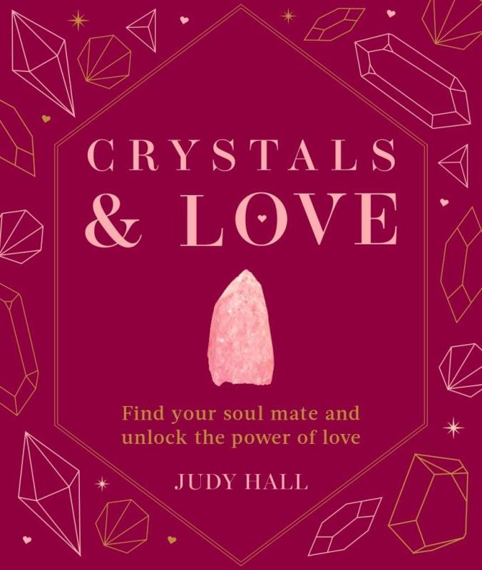 magenta cover with pink text and illustration of a crystal