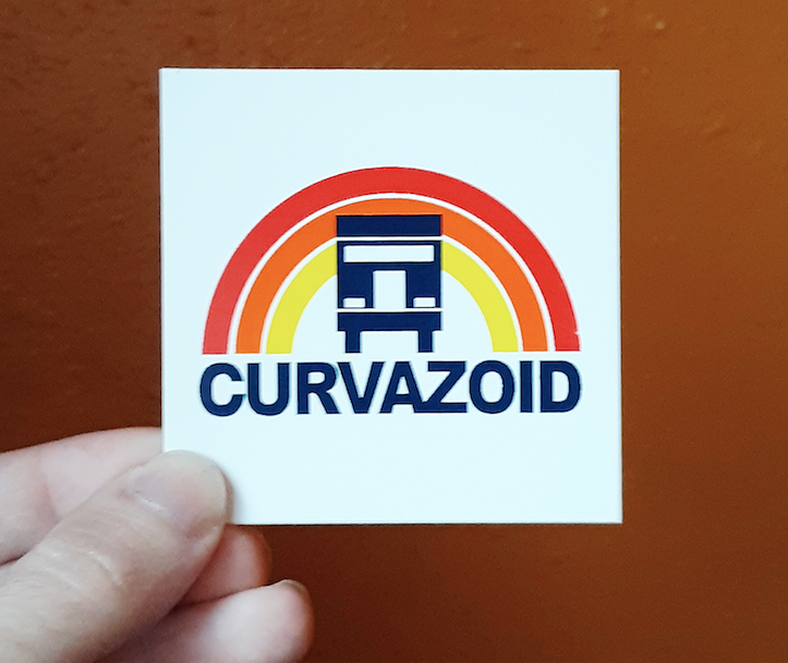 curvazoid sticker
