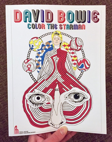 David Bowie: Color the Starman (Feral House Coloring Books for Adults)