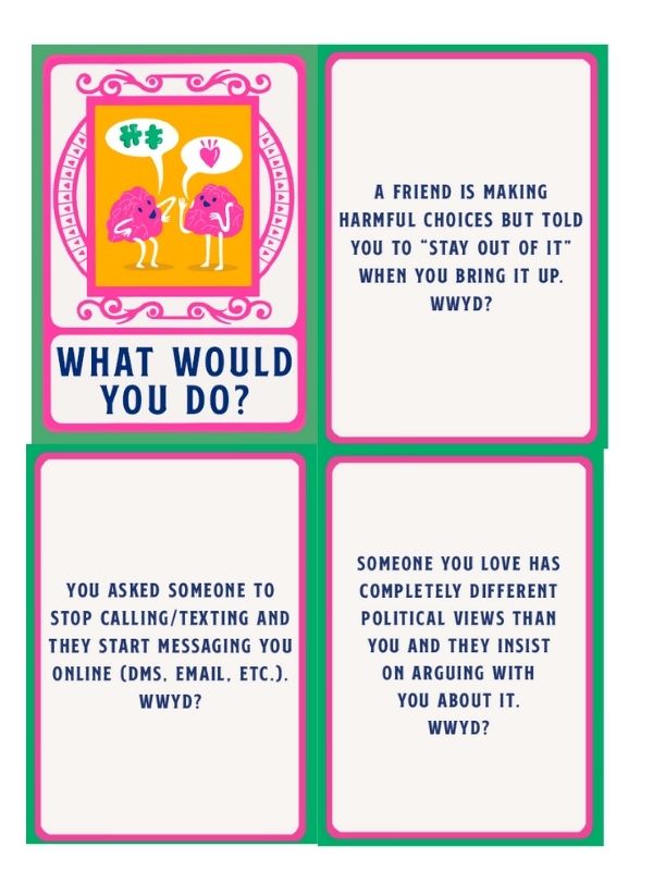 Boundaries Conversation Deck: What Would You Do? image #2