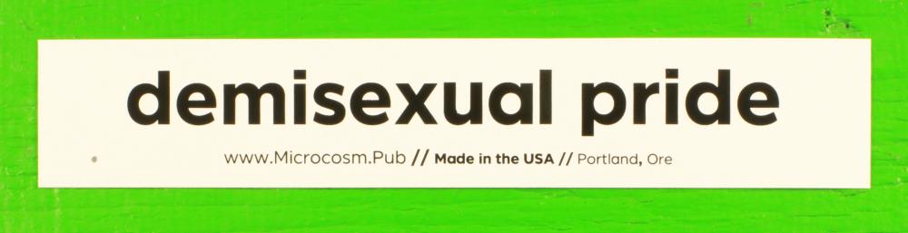 Sticker #470: Demisexual Pride