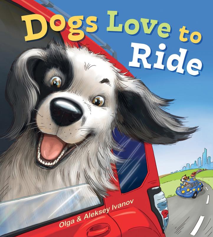 doggo riding in a car