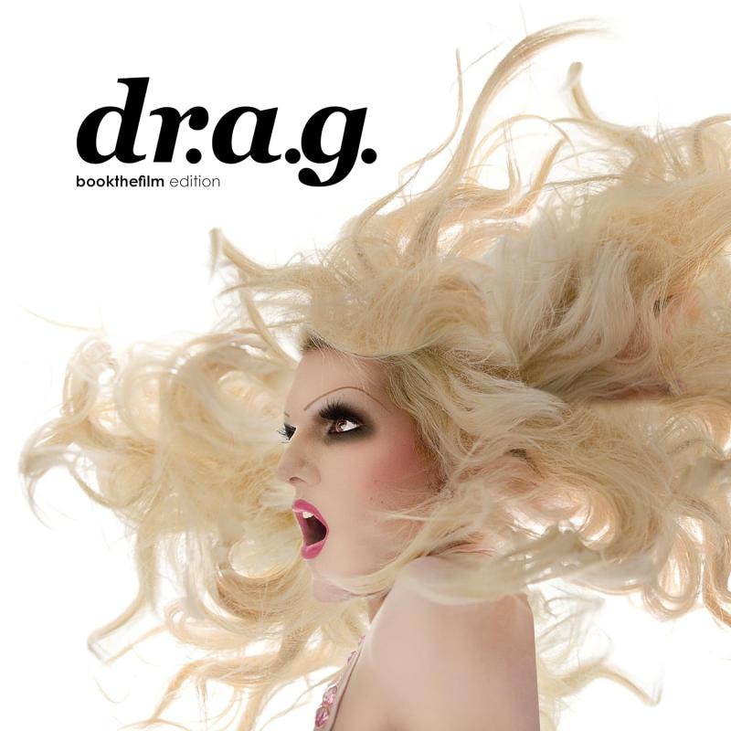 white cover with bold black text and close up of a person with flowing blonde hair
