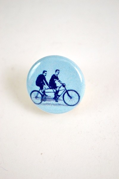 Tandem Riders Button