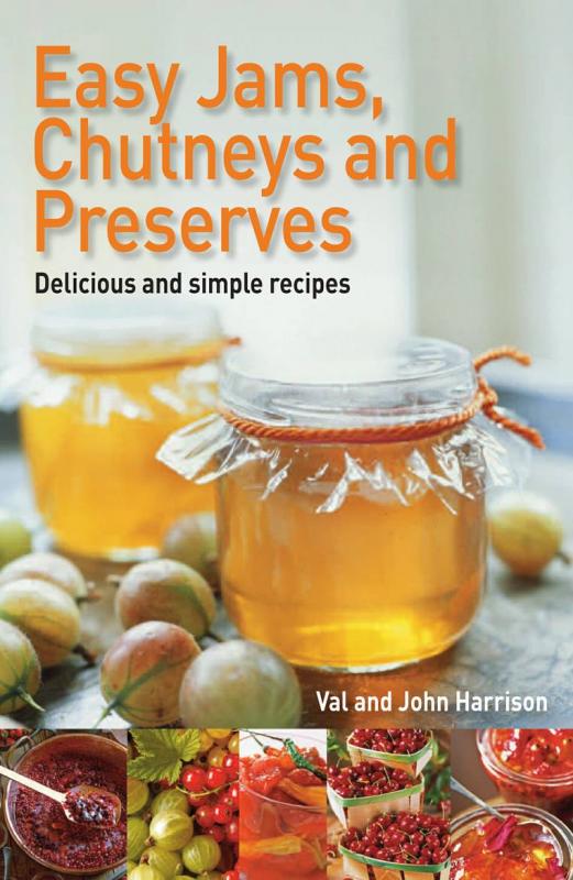 Cover with photo of homemade jars of jam