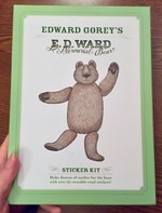 Mercurial Bear: Edward Gorey Sticker Kit