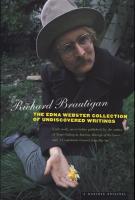 The Edna Webster Collection of Undiscovered Writings