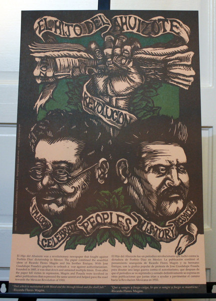 El Hijo Del Ahuizote Mexican anarchist newspaper poster