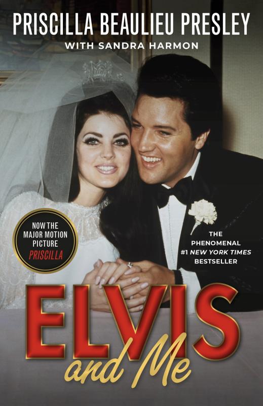 close up of two people in wedding clothes with bold red text