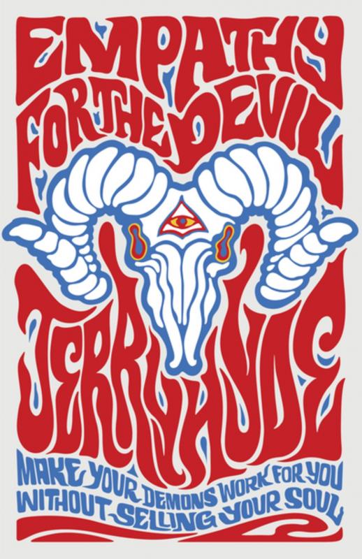 a rams head with a pyramid on it in the center of the cover with the title in font that fills the gaps around the rams head