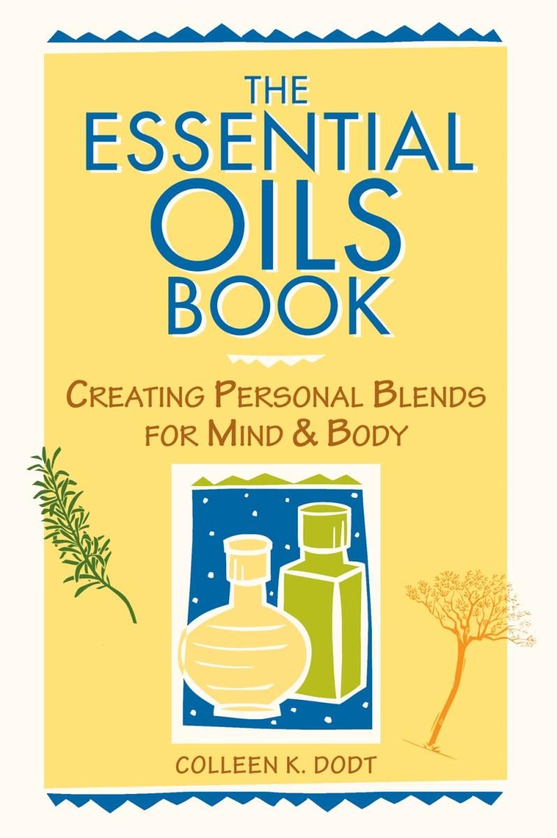 yellow cover with white border with blue text with illustration of bottles of herbs