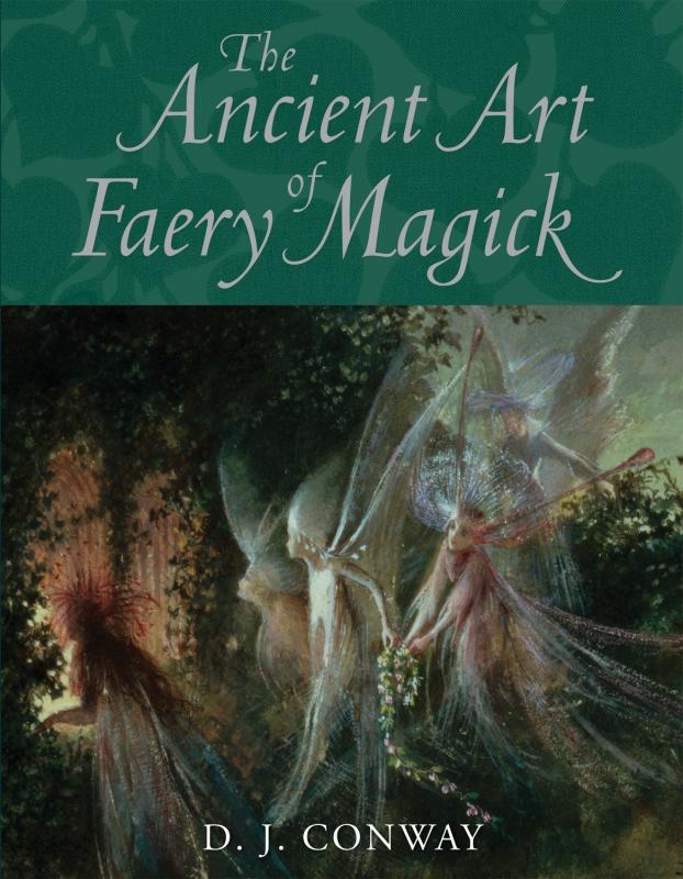 five faeries clad in colorful garb float across the cover in a sylvan setting