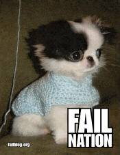 Cover with a small dog in a sweater
