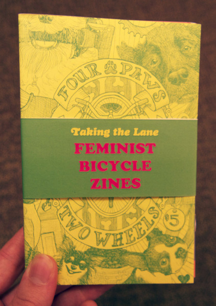 Taking the lane Feminist Bicycle zines pack by elly blue