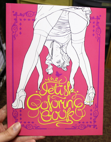 the fetish coloring book by magnus frederiksen and glafisk
