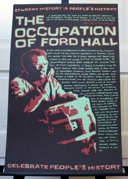 Occupation of Ford Hall poster