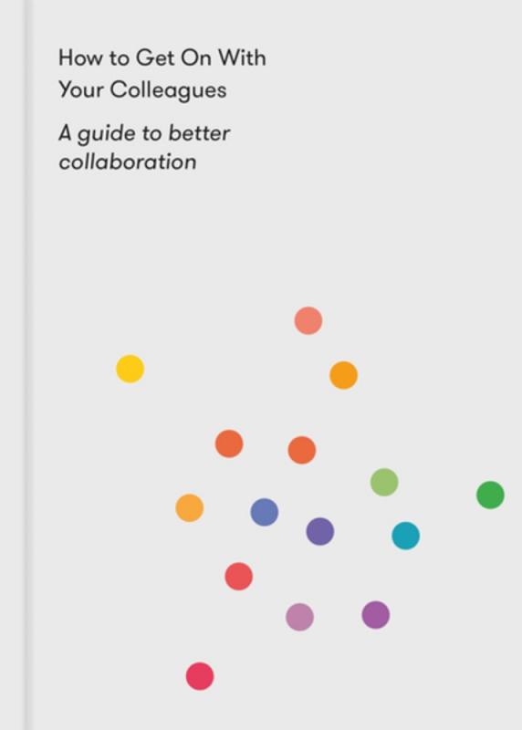 Colorful dots with book title