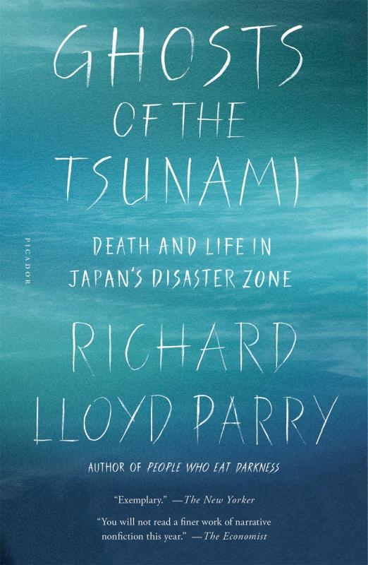 blue wave colored cover with white thing text