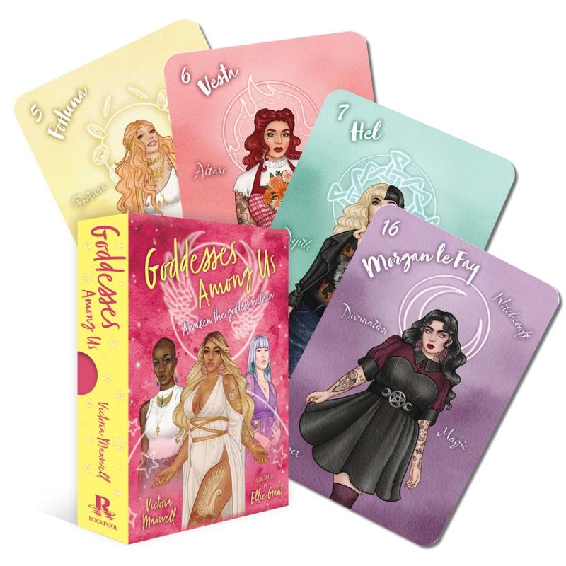Cards showing ladies with various hair colors.