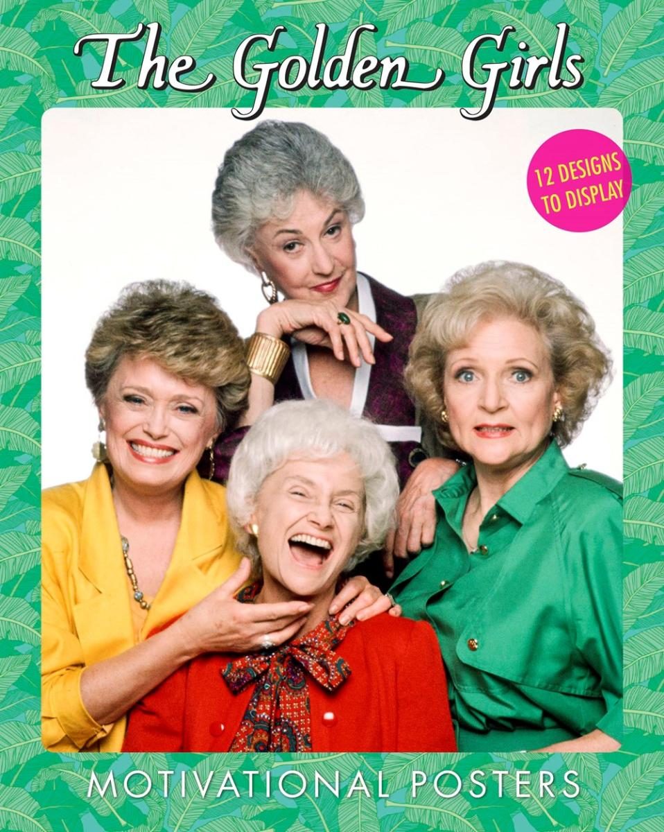 green cover with close up of the golden girls