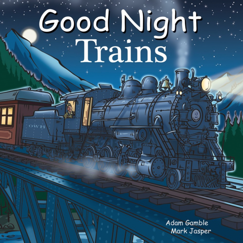 a steam train rolls through a clear night