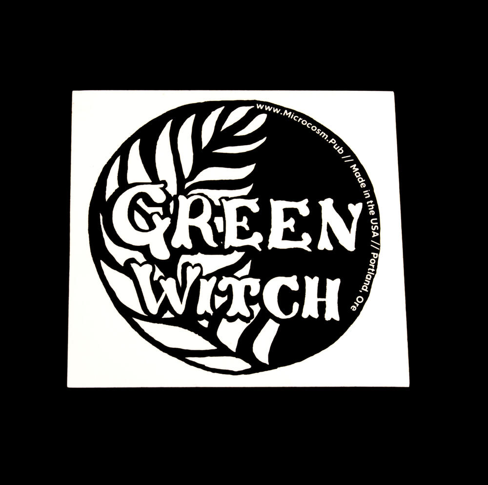 Sticker #444: Green Witch
