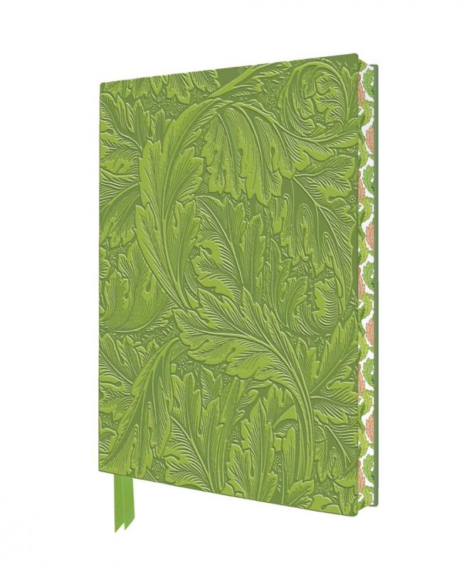 Journal with a  textured green cover
