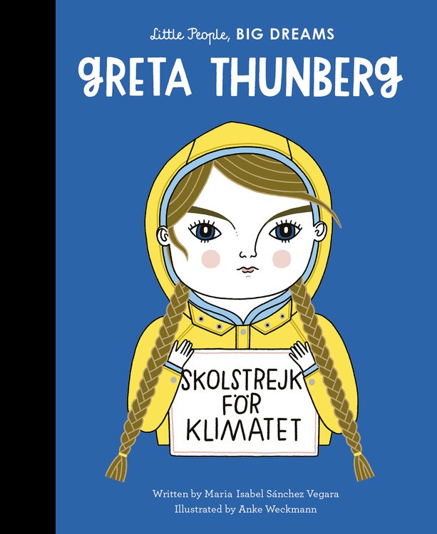 an illustration of greta thunberg