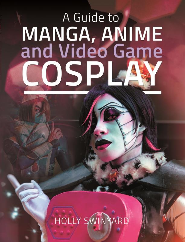 people dressed up in costumes with white text