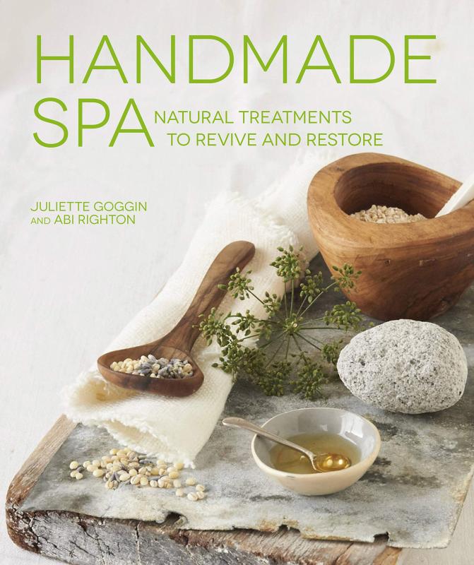 White background and green title font with various spa thingies pictured.