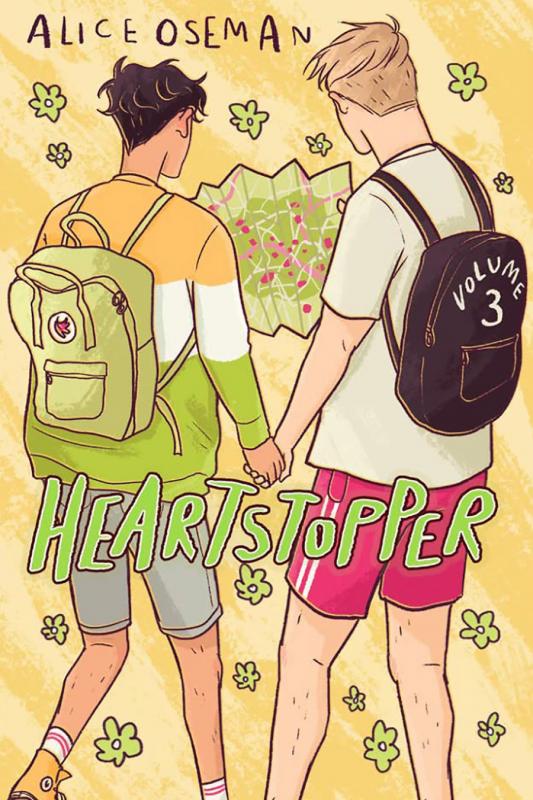 two illustrated boys wearing backpacks and holding hands