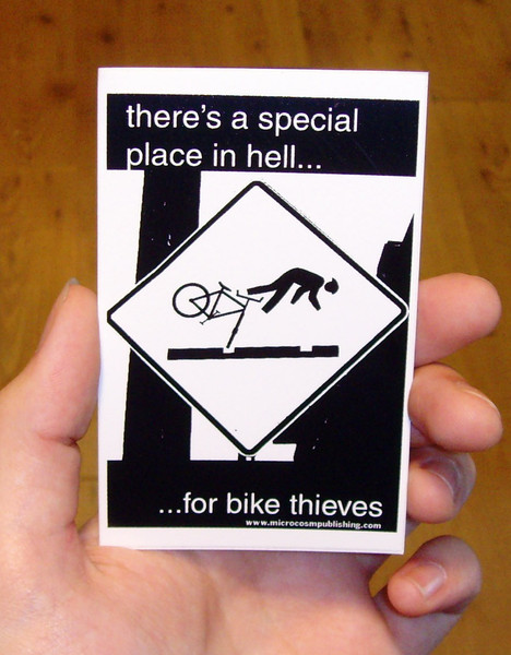 Sticker #187: There's a Special Place In Hell