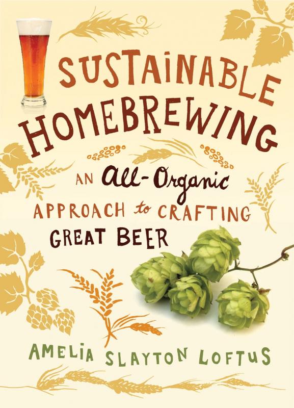 illustrated hops and barley and a glass of beer with the title in funky handwritten print
