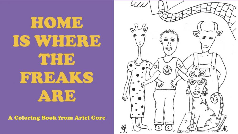 Home is Where the Freaks Are: A Coloring Book of Weirdo Encouragement image #4