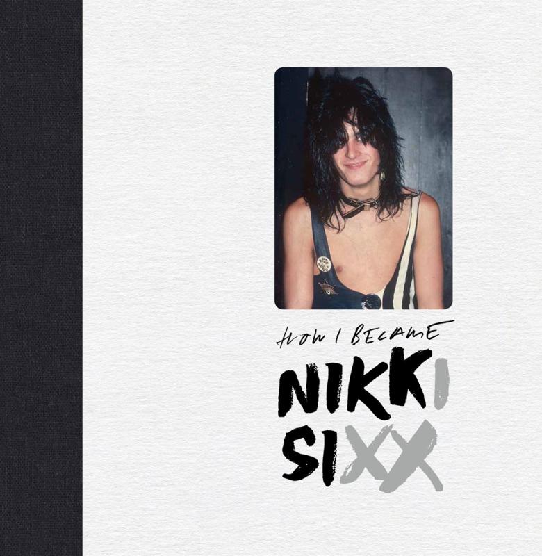 white cover with black spine with illustration of nikki