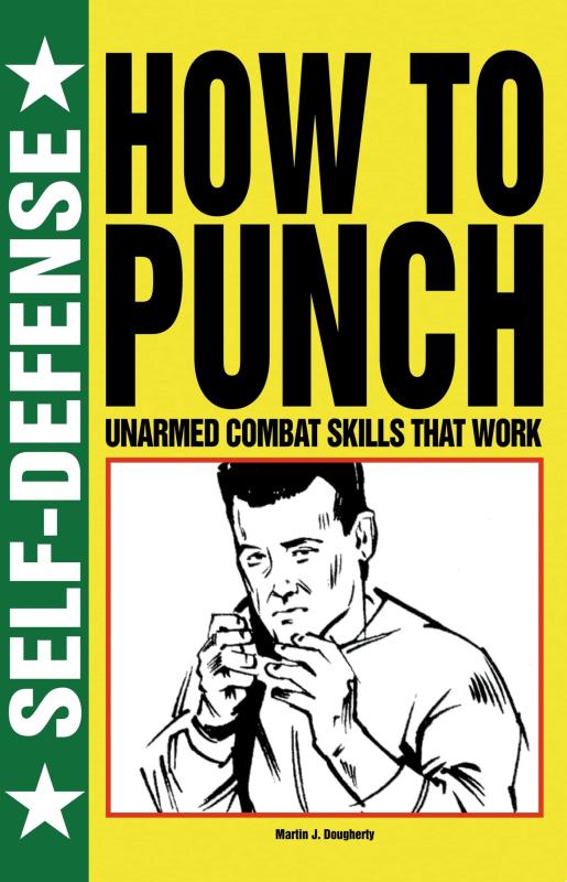 Yellow cover with image of man punching