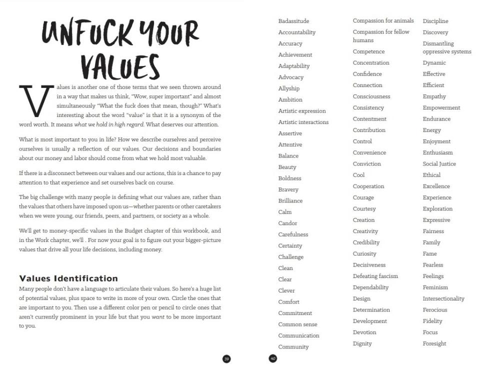 Unfuck Your Worth Workbook: Manage Your Money, Value Your Own Labor, and Stop Financial Freakouts in a Capitalist Hellscape image #1