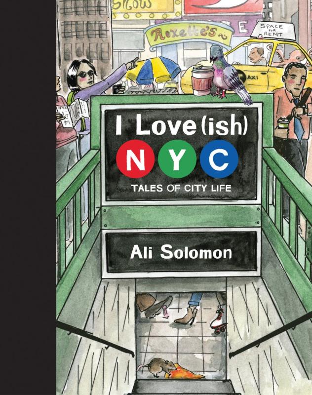 illustration of nyc subway entry
