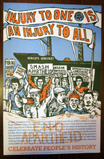 ILWU (Injury to one is an injury to all) poster