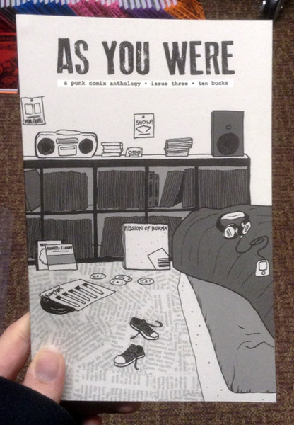 As You Were 3 zine cover